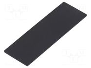 Cover; X: 13.5mm; Y: 40.5mm; -20÷60°C; ABS; Cover colour: black GAINTA