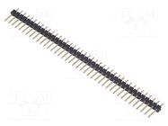 Connector: pin strips; pin header; male; PIN: 40; straight; THT ADAM TECH