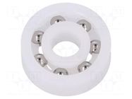 Bearing: ball; Øint: 7mm; Øout: 22mm; W: 7mm; Cage: polyamide IGUS