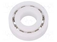 Bearing: ball; Øint: 20mm; Øout: 47mm; W: 14mm; Cage: polyamide IGUS