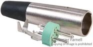 CONNECTOR, XLR, PLUG, 3 POSITION