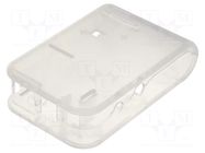 Enclosure: for computer; Raspberry Pi; ABS; semi-transparent HAMMOND