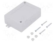 Enclosure: multipurpose; X: 64mm; Y: 91mm; Z: 31mm; with fixing lugs MASZCZYK
