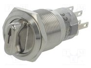 Switch: rotary; Pos: 3; DP4T; 0.5A/220VAC; 1A/24VDC; -20÷55°C; 50mΩ ONPOW