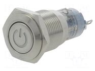 Switch: vandal resistant; Pos: 2; SPDT; 0.5A/220VAC; 1A/24VDC; IP40 ONPOW