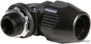 CONDUIT FITTING, RA, THERMOPLASTIC, BLACK, 12.7MM