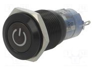 Switch: vandal resistant; Pos: 2; SPDT; 0.5A/220VAC; 1A/24VDC; IP40 ONPOW