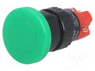 Switch: push-button; Pos: 2; SPDT; 3A/250VAC; 2A/24VDC; ON-(ON) ONPOW