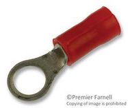 TERMINAL, RING TONGUE, #10, CRIMP, RED