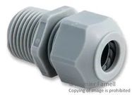 CORD CONNECTOR, STR, NYLON 6.6, NPT 0.5IN, GREY