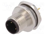 Connector: M12; socket; PIN: 3; male; A code-DeviceNet / CANopen TE Connectivity