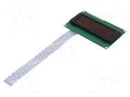 Display: OLED; graphical; 100x32; Dim: 98x60x10mm; red; PIN: 16; 1x16 RAYSTAR OPTRONICS