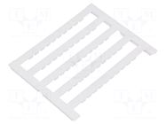 Marker; white; 5mm; Marking: for labelling by user WEIDMÜLLER