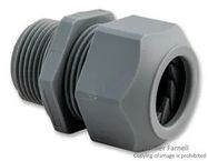 CORD CONNECTOR, STR, NYLON 6.6, NPT 1IN, GREY