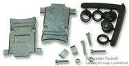 D SUB BACK SHELL, SIZE DC, ZINC