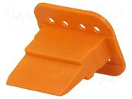 Secondary lock; female; PIN: 8; orange; DT DEUTSCH