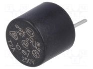 Fuse: fuse; 2A; 250VAC; time-lag; TR5; THT; MRT; copper; 5.08mm BEL FUSE