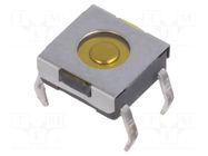 Microswitch TACT; SPST-NO; Pos: 2; 0.05A/12VDC; THT; none; 1.6N CANAL ELECTRONIC