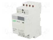 Contactor: 4-pole installation; 25A; 230VAC; NO x4; IP20; -25÷50°C F&F