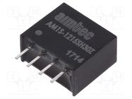 Converter: DC/DC; 1W; Uin: 10.8÷13.2V; Uout: 15VDC; Iout: 67mA; SIP4 AIMTEC