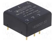 Converter: DC/DC; 10W; Uin: 18÷75V; Uout: 12VDC; Uout2: -12VDC; 1"x1" AIMTEC