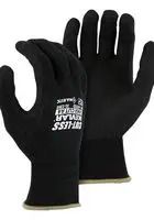 GLOVE, KNIT WRIST, KEVLAR, BLACK, S