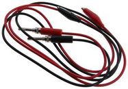 TEST LEAD SET, BLK/RED, 914.4MM