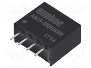 Converter: DC/DC; 1W; Uin: 2.97÷3.63V; Uout: 9VDC; Iout: 111mA; SIP4 AIMTEC