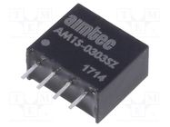 Converter: DC/DC; 1W; Uin: 2.97÷3.63V; Uout: 3.3VDC; Iout: 303mA AIMTEC