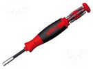Kit: screwdriver; 12pcs; hex key,Phillips,Pozidriv®,slot,Torx® WIHA