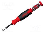 Kit: screwdriver; 12pcs; hex key,Phillips,Pozidriv®,slot,Torx® WIHA