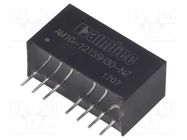 Converter: DC/DC; 1W; Uin: 9÷18V; Uout: 15VDC; Iout: 67mA; SIP8; THT AIMTEC