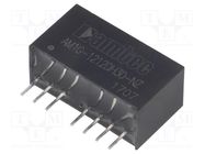 Converter: DC/DC; 1W; Uin: 9÷18V; Uout: 12VDC; Uout2: -12VDC; SIP8 AIMTEC