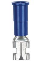 TERMINAL, FEMALE DISCONNECT, 0.25", CRIMP, BLUE