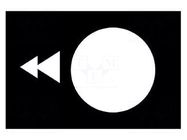 Label; black; Button marking: arrows; control cassette; 30x40mm SCHNEIDER ELECTRIC