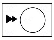 Label; white; Button marking: arrows; control cassette; 30x40mm SCHNEIDER ELECTRIC