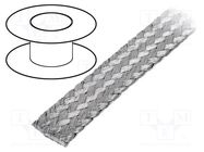 Braids; tape; Thk: 1.5mm; W: 11mm; -20÷125°C; Package: 25m HELUKABEL