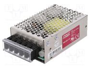 Power supply: switching; for building in,modular; 25W; 15VDC TRACO POWER