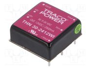 Converter: DC/DC; 30W; Uin: 9÷36V; Uout: 12VDC; Iout: 2500mA; 1"x1" TRACO POWER