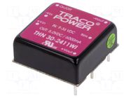 Converter: DC/DC; 30W; Uin: 9÷36VDC; Uout: 5VDC; Iout: 6000mA; 1"x1" TRACO POWER