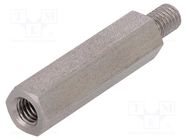 Screwed spacer sleeve; 30mm; Int.thread: M5; Ext.thread: M5 DREMEC