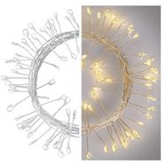 LED Christmas nano chain – hedgehog, 2.4 m, 3x AA, indoor, warm white, timer, EMOS