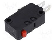 Microswitch SNAP ACTION; 16A/250VAC; 10A/30VDC; without lever OMRON Electronic Components