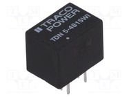 Converter: DC/DC; 5W; Uin: 18÷75V; Uout: 24VDC; Iout: 210mA; DIP; TDN5 TRACO POWER