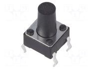 Microswitch TACT; SPST-NO; Pos: 2; 0.05A/12VDC; THT; none; 1N; 6x6mm NINIGI