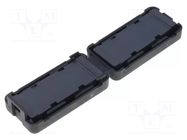 Ferrite: two-piece; for flat cable; A: 33.5mm; B: 17.5mm; C: 26mm TDK