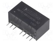 Converter: DC/DC; 1W; Uin: 36÷75V; Uout: 5VDC; Iout: 200mA; SIP8; THT AIMTEC