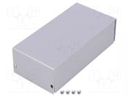 Enclosure: multipurpose; X: 72mm; Y: 143mm; Z: 43mm; AL BOX; grey TEKO