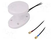 Antenna; GPS,GSM; 2dBi; linear,RHCP; screw; 50Ω; 80x76x110mm; RG174 SR PASSIVES
