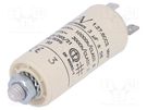 Capacitor: motors, run; 3uF; 420VAC; Ø25x56.5mm; -25÷85°C; ±5% KEMET